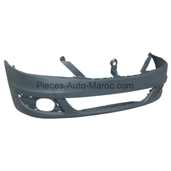 PARE CHOCS AVANT À PEINDRE ÉQUIPÉ DE PHARES ANTIBROUILLARDS DACIA LOGAN MAROC