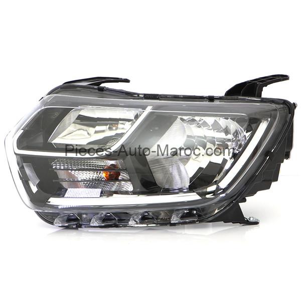 Phare Avant Droit Pour Dacia Duster 2020 - Modèle XF723-010-L, Compatible R 260101133R - Électroplaqué