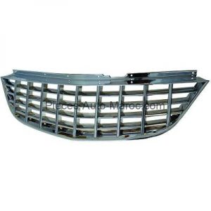 Grille de Calandre Sans Logo Chrome Opel Corsa Maroc