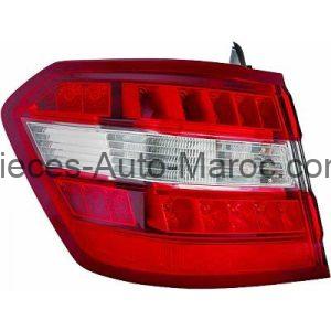 Feu arrière droit extérieure avec porte-lampe Mercedes E-Kl.E220-500 W212 MAROC