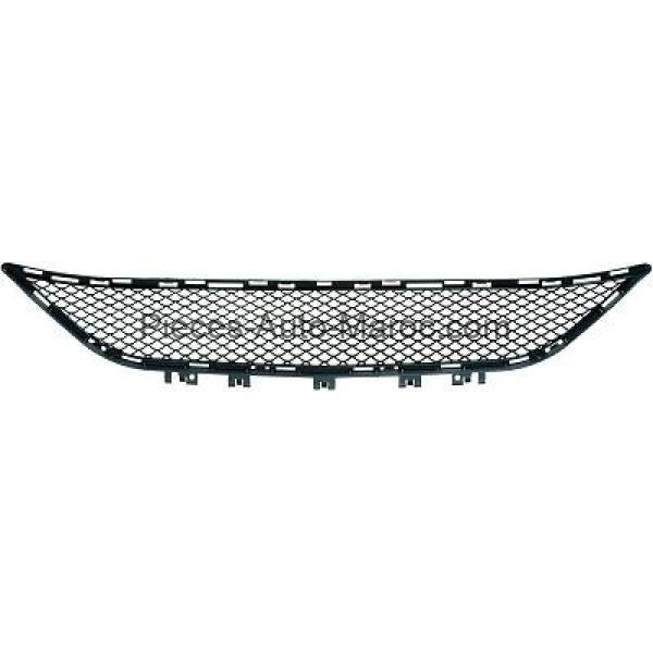 Grille centrale de pare chocs avant chrome noir MERCEDES CLASSE E (W212) MAROC