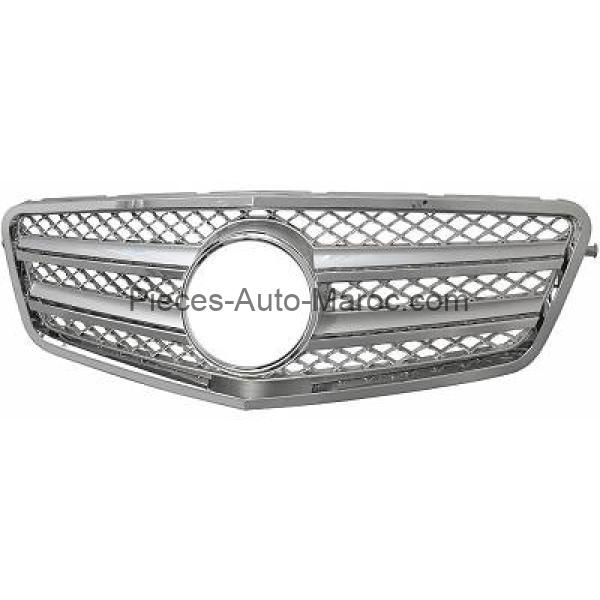 Grille de calandre argent chrome MERCEDES CLASSE E (W212) MAROC