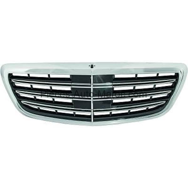 Grille de calandre chrome noir version S65 AMG Optik plastique Mercedes S-Kl. W222 MAROC
