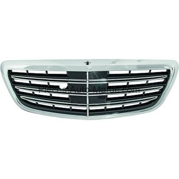 Grille de calandre achrome noir version S65 AMG Optik plastique Mercedes S-Kl. W222 MAROC