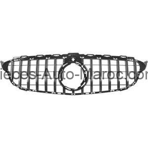 Grille de calandre noir argenté version GT- Optik plastique Mercedes C-Kl. W205 MAROC