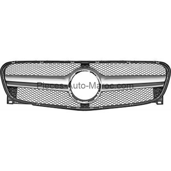 Grille de calandre type Sport-Optik argent plastique Mercedes GLA-Kl. X156 MAROC