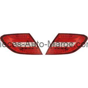 KIT DE FEUX ARRIÈRES VERSION LED ROUGE MERCEDES CLASSE C (W204) MAROC