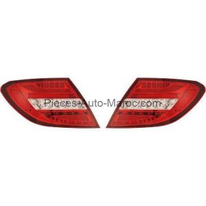 KIT DE FEUX ARRIÈRES VERSION LED ROUGE MERCEDES CLASSE C (W204) MAROC
