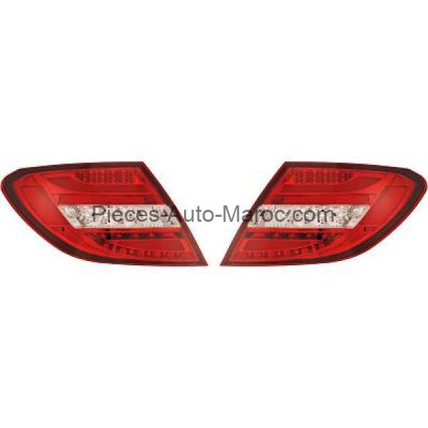 KIT DE FEUX ARRIÈRES VERSION LED ROUGE MERCEDES CLASSE C (W204) MAROC