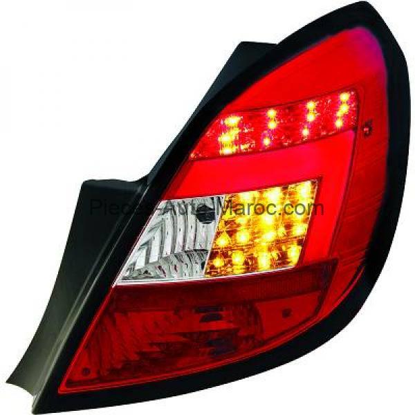 Kit De Feux Arrières Chrome Rouge Opel Corsa Maroc