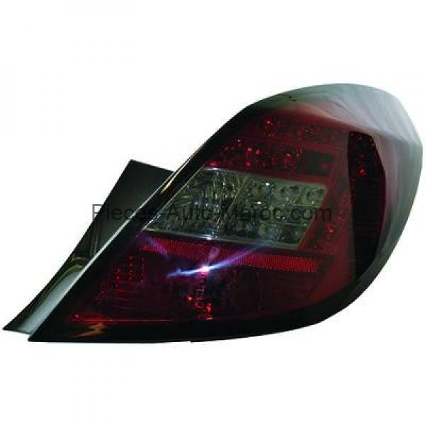 Kit De Feux Arrières Rouge/Noir Opel Corsa Maroc