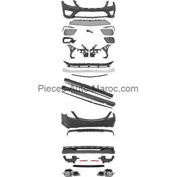 Kit Pare chocs + Bas de caisse partie avant MERCEDES CLASSE S (W222) MAROC