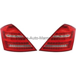 Kit de feux arrières blanc rouge MERCEDES CLASSE S (W221) MAROC