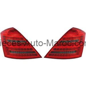 Kit de feux arrières rouge noir MERCEDES CLASSE S (W221) MAROC