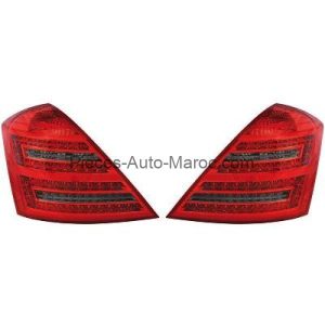 Kit de feux arrières rouge noir MERCEDES CLASSE S (W221) MAROC