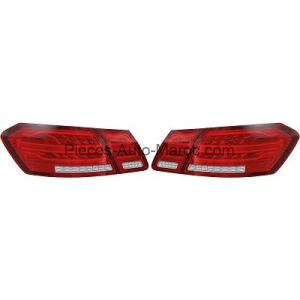 Kit de feux arrières version LED chrome MERCEDES CLASSE E (W212) MAROC