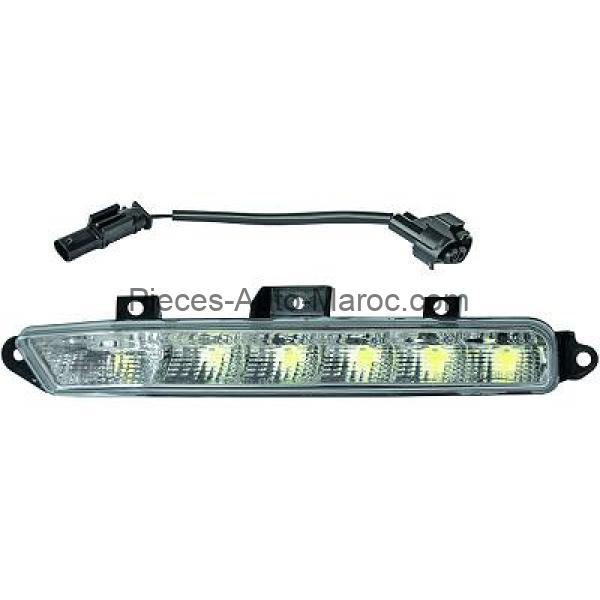 Kit de feux diurnes chrome MERCEDES CLASSE E (W212) MAROC