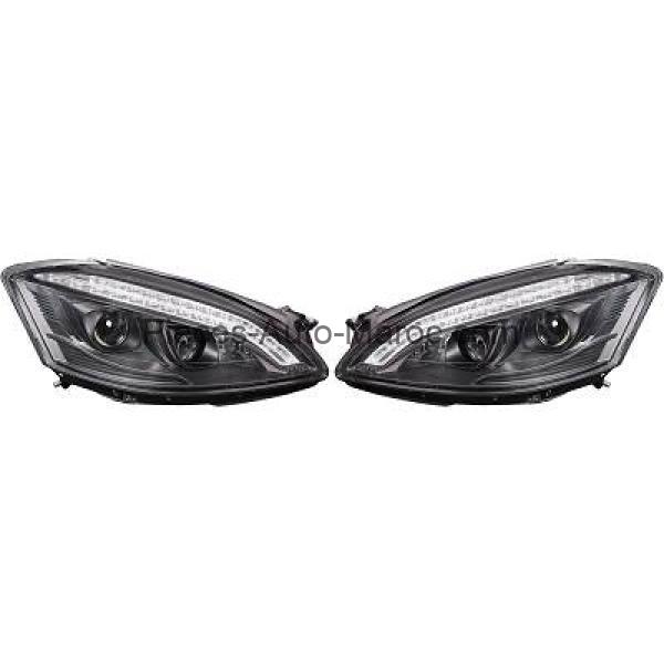 Kit de projecteurs principaux D1S H7 limpide noir Mercedes S-Kl. W221 MAROC
