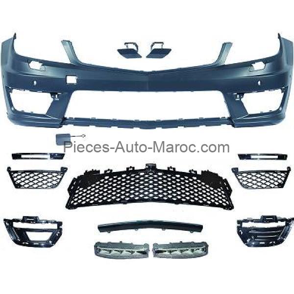 PARE CHOCS AVANT MERCEDES CLASSE C W204 MAROC