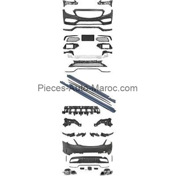 PARE CHOCS AVANT TUNING MERCEDES CLASSE C (W205) MAROC