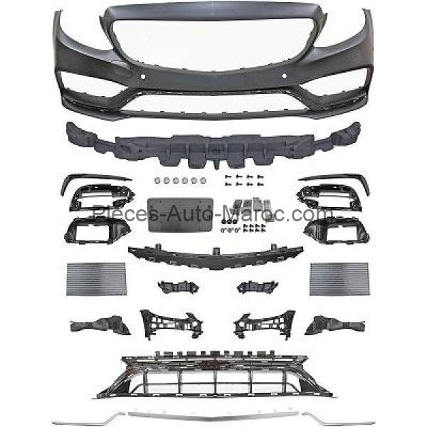 Pare chocs type AMG C63-Optik avant type SPORT Mercedes C-Kl. W205 MAROC