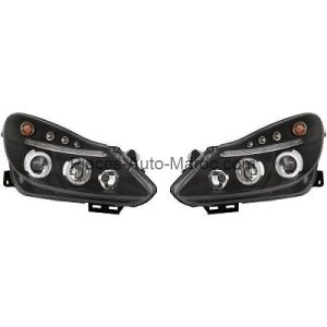 Set de Deux Phares Principaux Noir Opel Corsa Maroc