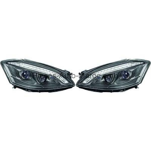 Set de deux phares principaux H9 H7 MERCEDES CLASSE S (W221) MAROC