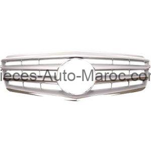 grille de calandre chrome argent 4 nervures Mercedes E-Kl.E220-500 W212 MAROC