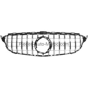 grille de calandre noir argent pour version sans système d'aide à la conduite Mercedes C-Kl. W205 MAROC
