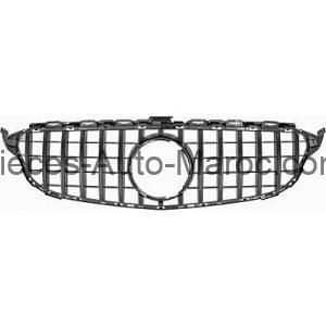 grille de calandre noir avec trou(s) pour emblème version GT Optik Mercedes C-Kl. W205 MAROC