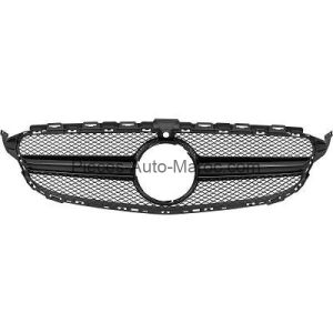 grille de calandre noir brillant pour aide à la conduite Mercedes C-Kl. W205 MAROC