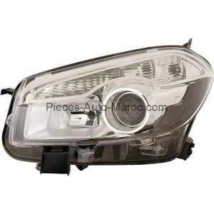 Phare Principal Gauche D1S et H7 NISSAN QASHQAI 1 Maroc