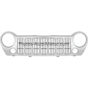 Grille de Calandre Chrome pour Antibrouillards JEEP CHEROKEE (KJ) Maroc