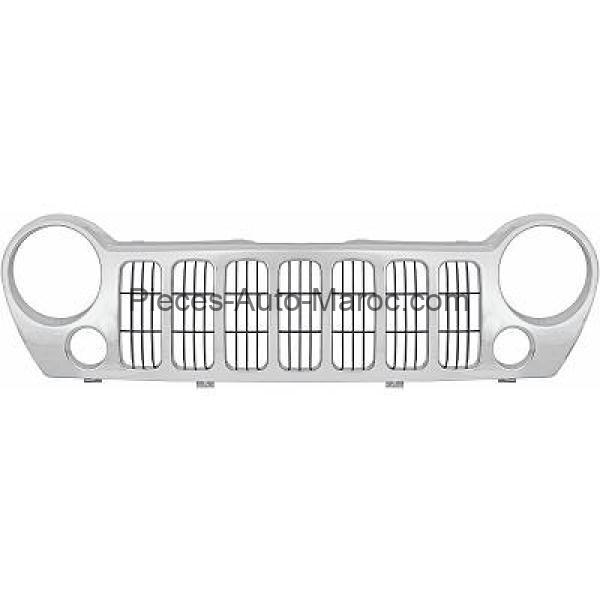 Grille de Calandre Chrome pour Antibrouillards JEEP CHEROKEE (KJ) Maroc