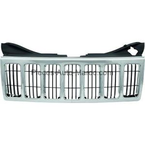 Grille de Calandre Chrome&Noir JEEP GRAND CHEROKEE 2 Maroc