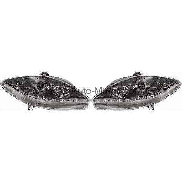 Set de Deux Phares Principaux H1&H1 Noir SEAT ALTEA Maroc