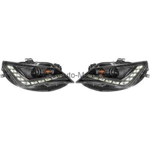 Set de Deux Phares Principaux Noir Limpide SEAT IBIZA 5 Maroc