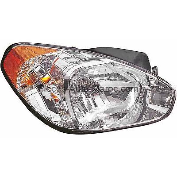 Phare Principal Droit H4 Hyundai Accent 3 Maroc