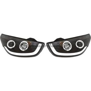 Set de Deux Phares Principaux H7-H1 Noir HYUNDAI IX35 Maroc