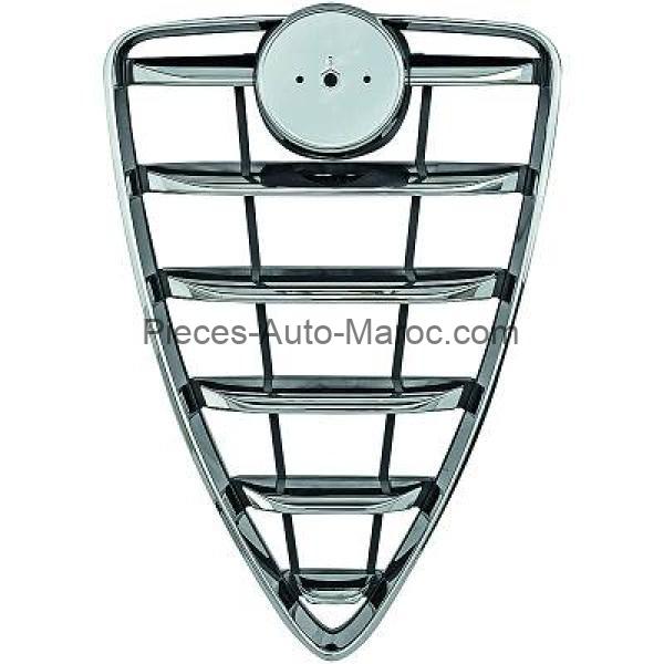 3005040Grille Centrale de Pare Chocs Avant Chromé ALFA ROMEO MITO (955) Maroc