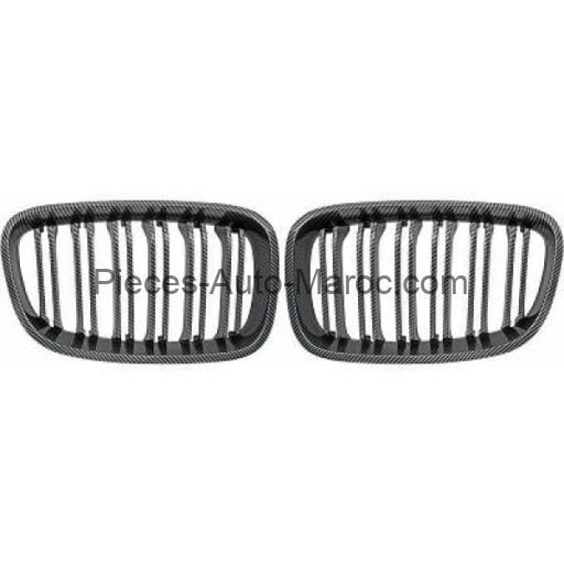 Grille de Calandre Carbone Version Sport Optik Kit BMW 1-Reihe (F20-F21) Maroc