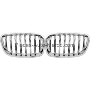Grille de Calandre Chrome Noir BMW Série 1 (F20, F22, F23, F87) Maroc