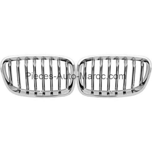 Grille de Calandre Chrome Noir BMW Série 1 (F20, F22, F23, F87) Maroc