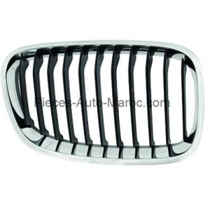 Grille de Calandre Chrome/Noir Droit BMW 1-Maroc