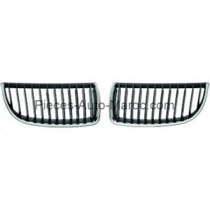 Grille de Calandre Droit Chrome-Noir BMW Série 3 (E90 E91) Maroc