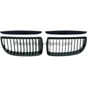 Grille de Calandre Noir Brillant Kit BMW 3-Reihe (E90-91-92) Maroc