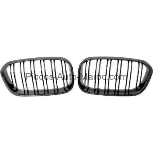Grille de Calandre Noir Brillant Version M-Optik BMW 1-Reihe (F20-F21) Maroc