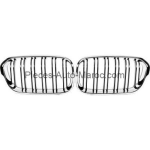 Grille de Calandre Noir Chrome Version M-Look BMW 1-Reihe (F20-F21) Maroc