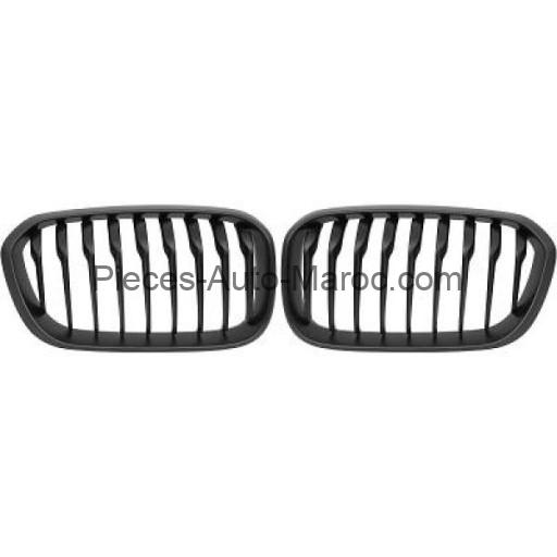Grille de Calandre Noir Mat Version Sport Performance BMW 1-Reihe (F20-F21) Maroc