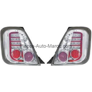 Kit de Feux Arrières Version LED chrome FIAT 500 + ABARTH de 07 Maroc